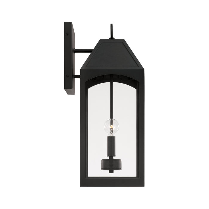 Capital Lighting 946321BK Two Light Outdoor Wall Lantern, Black