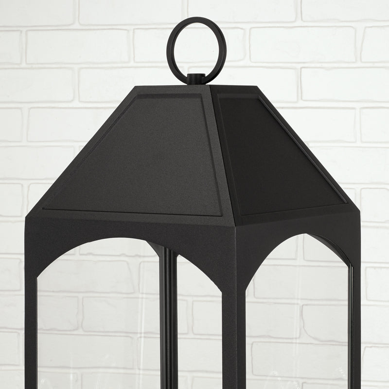 Capital Lighting 946343BK Four Light Outdoor Post Lantern, Black