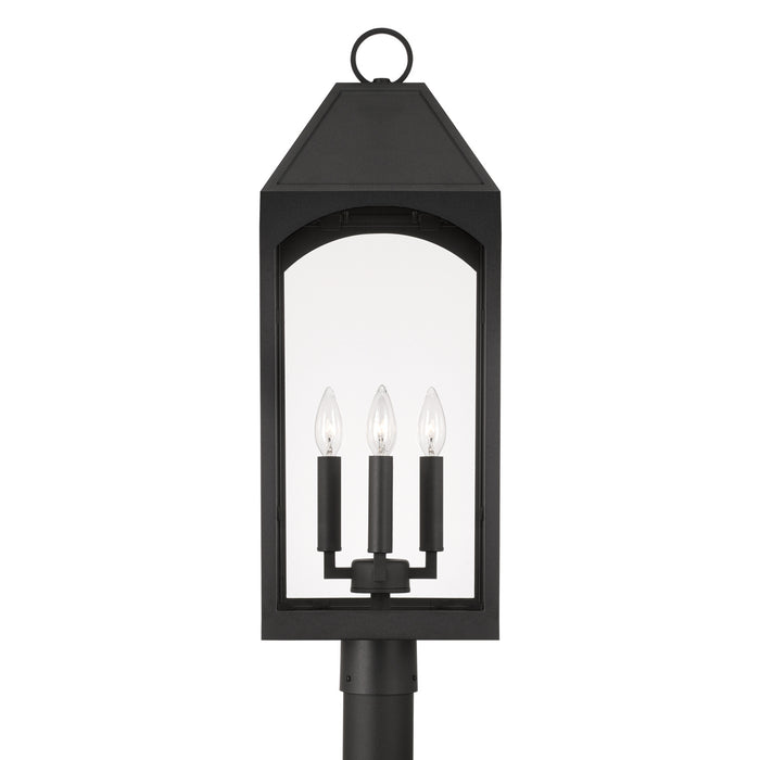 Capital Lighting 946343BK Four Light Outdoor Post Lantern, Black