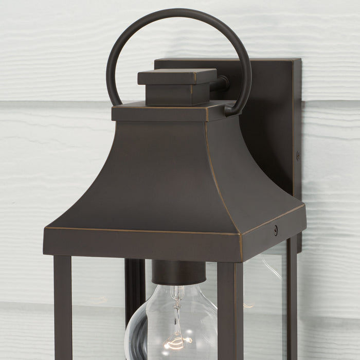 Capital Lighting 946411OZ One Light Outdoor Wall Lantern, Oiled Bronze