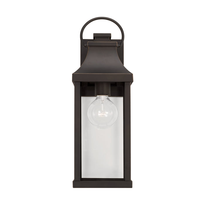 Capital Lighting 946411OZ One Light Outdoor Wall Lantern, Oiled Bronze