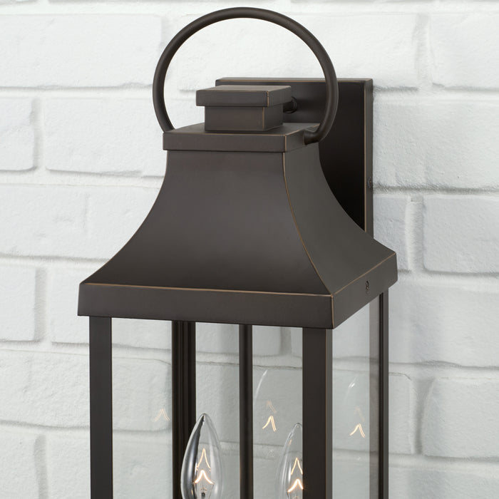 Capital Lighting 946421OZ Two Light Outdoor Wall Lantern, Oiled Bronze
