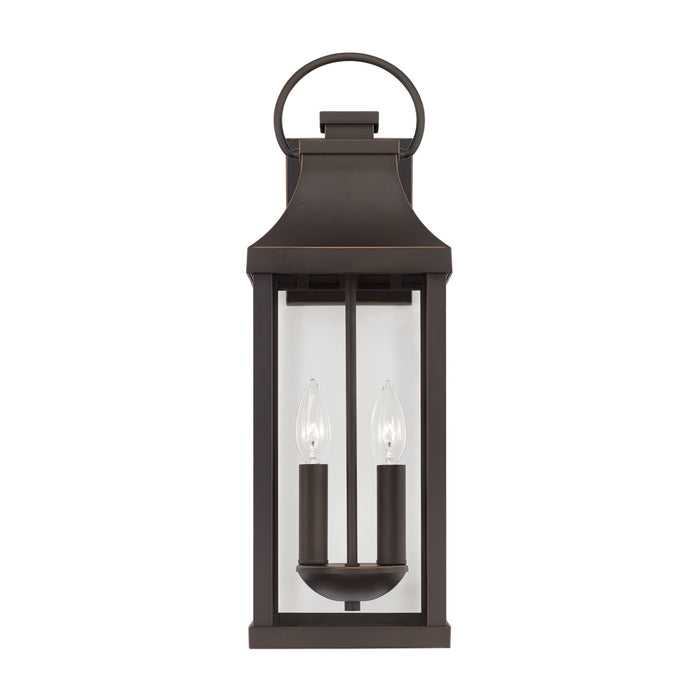 Capital Lighting 946421OZ Two Light Outdoor Wall Lantern, Oiled Bronze