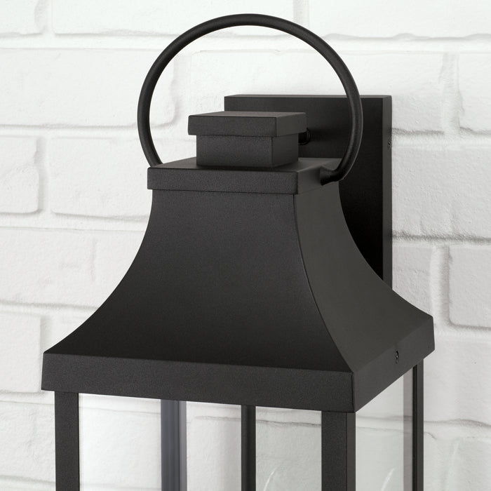 Capital Lighting 946431BK Three Light Outdoor Wall Lantern, Black