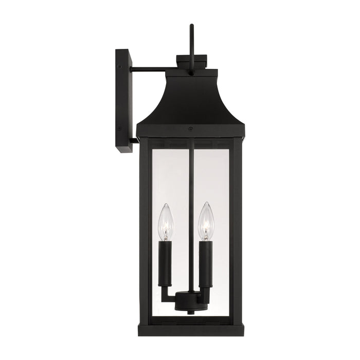 Capital Lighting 946431BK Three Light Outdoor Wall Lantern, Black