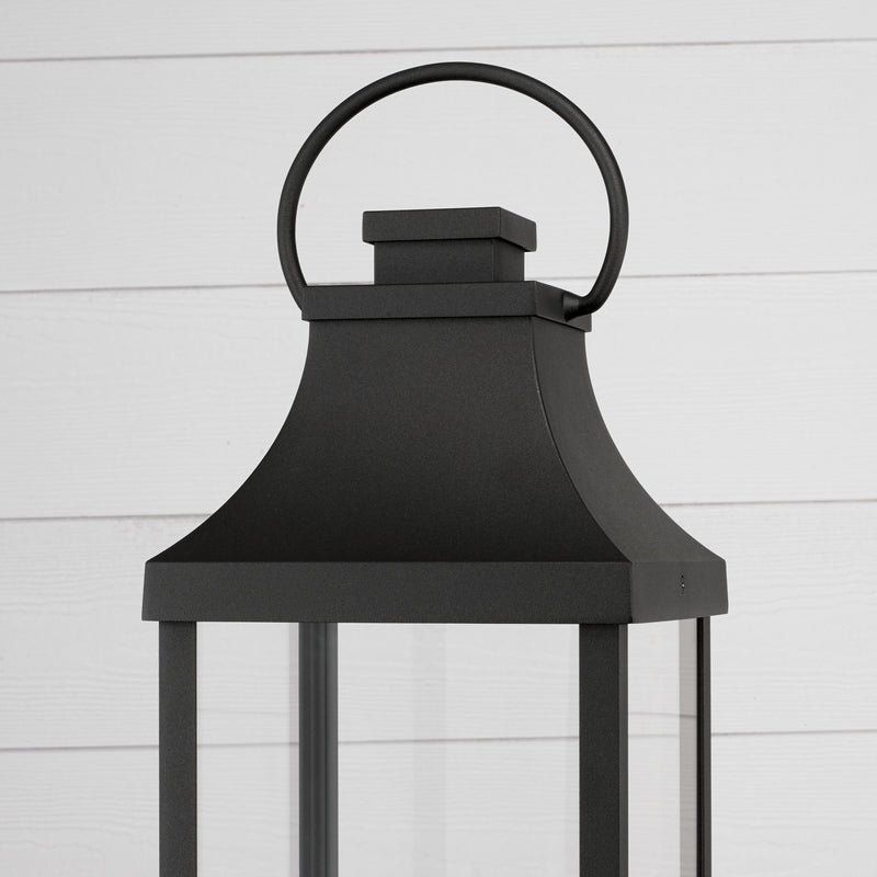 Capital Lighting 946432BK Three Light Outdoor Post Lantern, Black