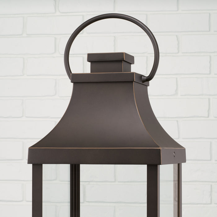 Capital Lighting 946432OZ Three Light Outdoor Post Lantern, Oiled Bronze