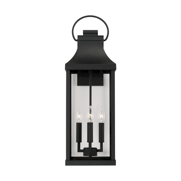 Capital Lighting 946441BK Four Light Outdoor Wall Lantern, Black