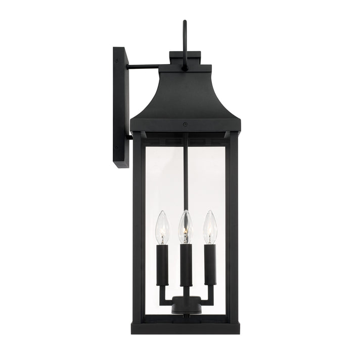 Capital Lighting 946441BK Four Light Outdoor Wall Lantern, Black