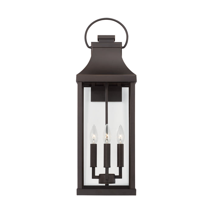 Capital Lighting 946441OZ Four Light Outdoor Wall Lantern, Oiled Bronze