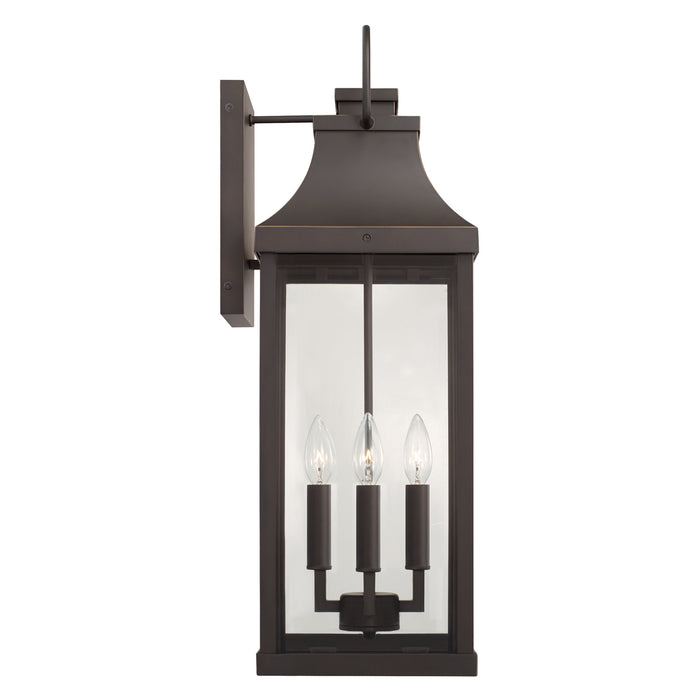 Capital Lighting 946441OZ Four Light Outdoor Wall Lantern, Oiled Bronze