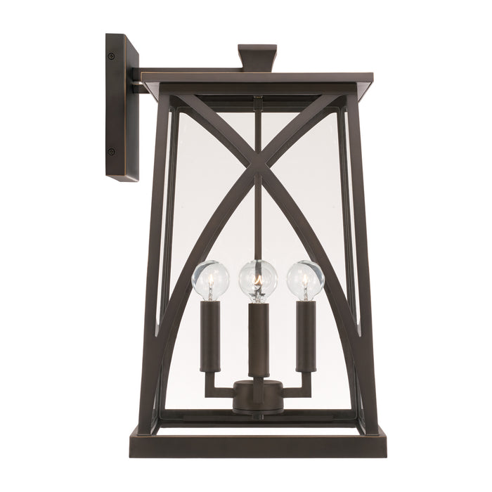 Capital Lighting 946541OZ Four Light Outdoor Wall Lantern, Oiled Bronze