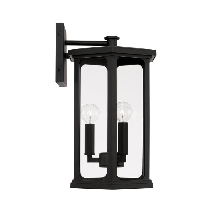 Capital Lighting 946631BK Three Light Outdoor Wall Lantern, Black