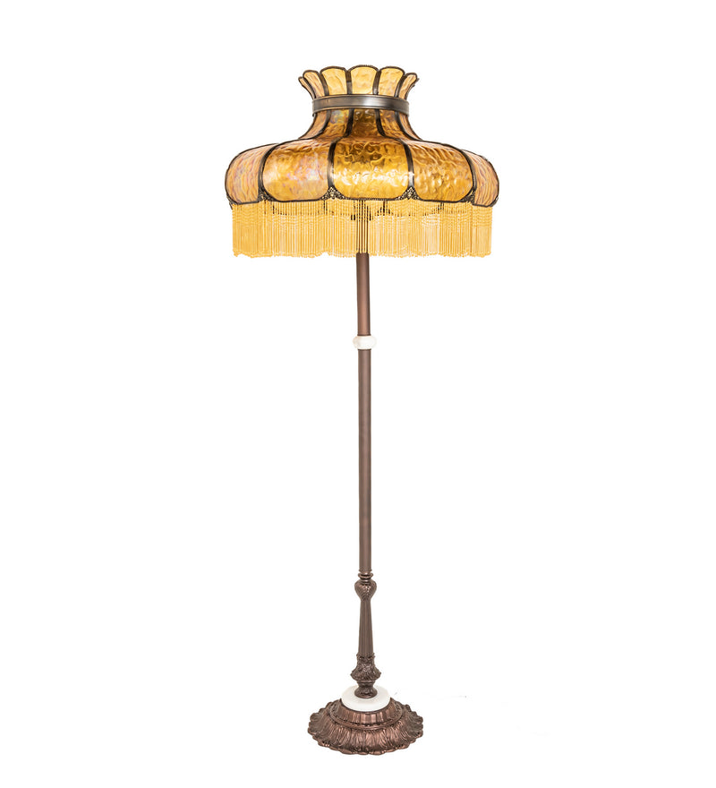 Meyda Tiffany 250201 Three Light Floor Lamp, Mahogany Bronze