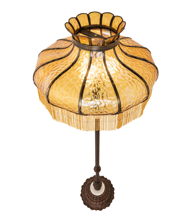 Meyda Tiffany 250201 Three Light Floor Lamp, Mahogany Bronze