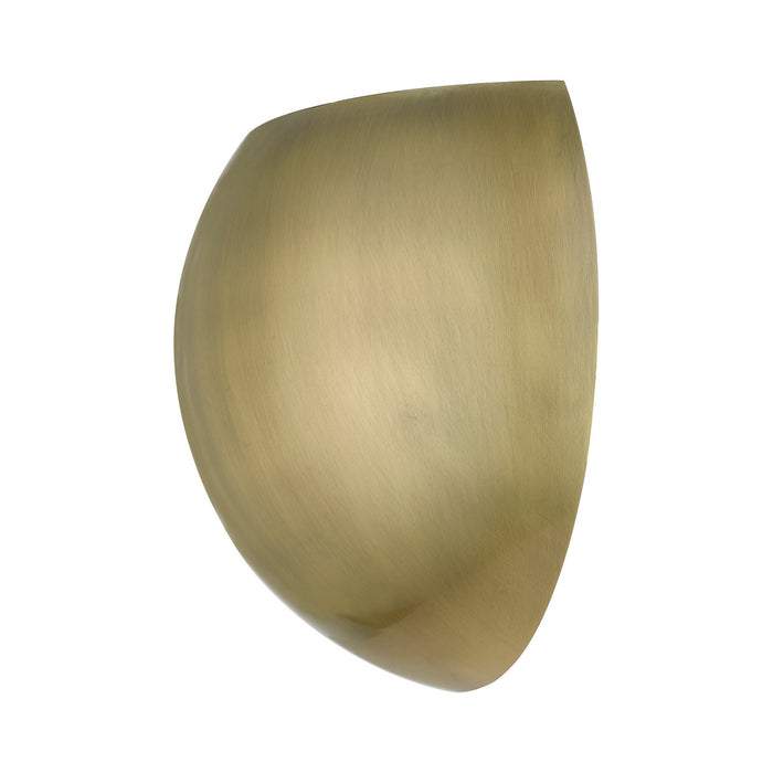Livex Lighting 40802-01 One Light Wall Sconce, Antique Brass