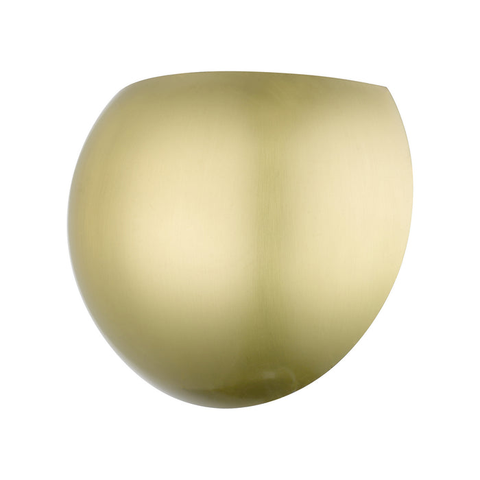 Livex Lighting 40802-12 One Light Wall Sconce, Satin Brass