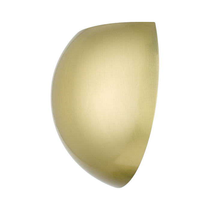 Livex Lighting 40802-12 One Light Wall Sconce, Satin Brass