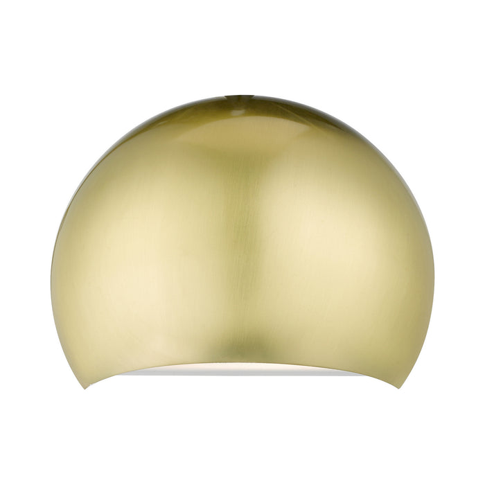 Livex Lighting 40802-12 One Light Wall Sconce, Satin Brass