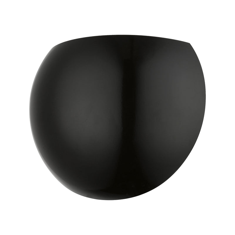 Livex Lighting 40802-68 One Light Wall Sconce, Shiny Black
