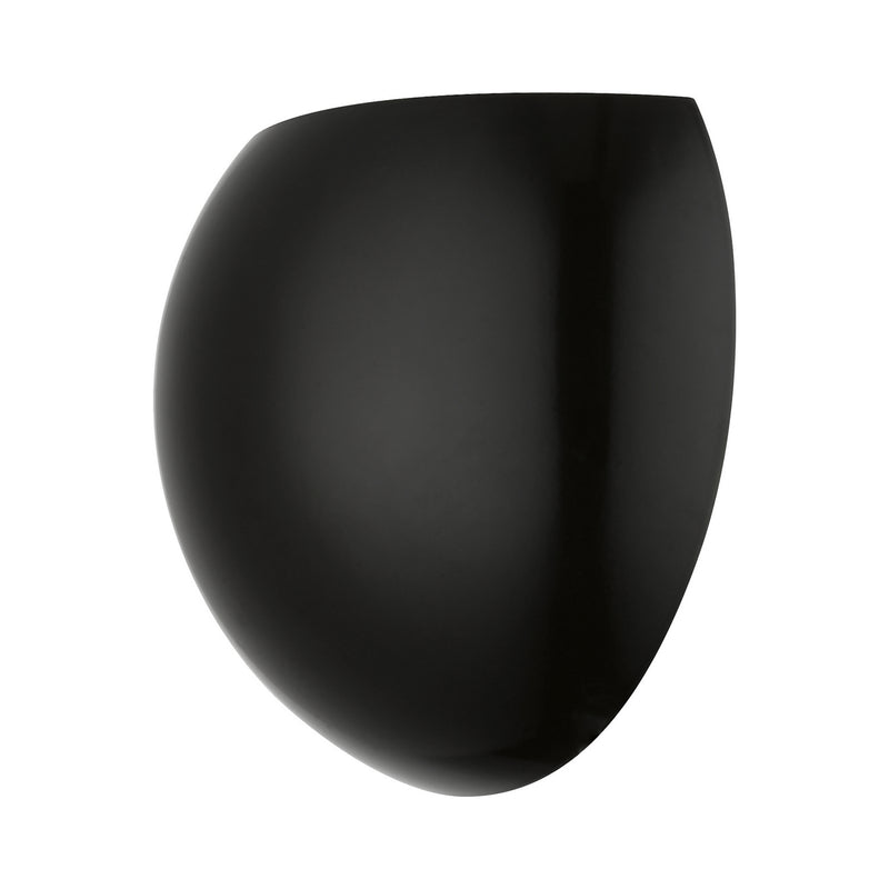 Livex Lighting 40802-68 One Light Wall Sconce, Shiny Black