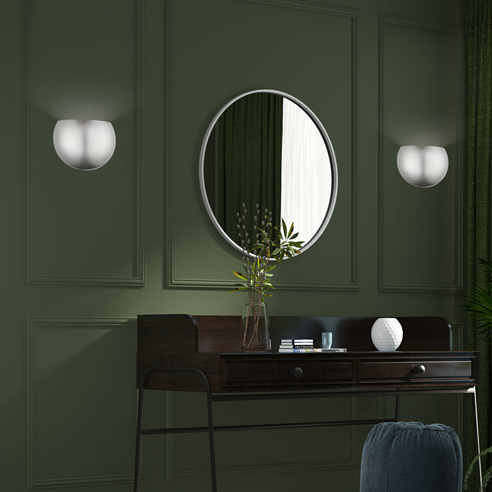 Livex Lighting 40802-91 One Light Wall Sconce, Brushed Nickel