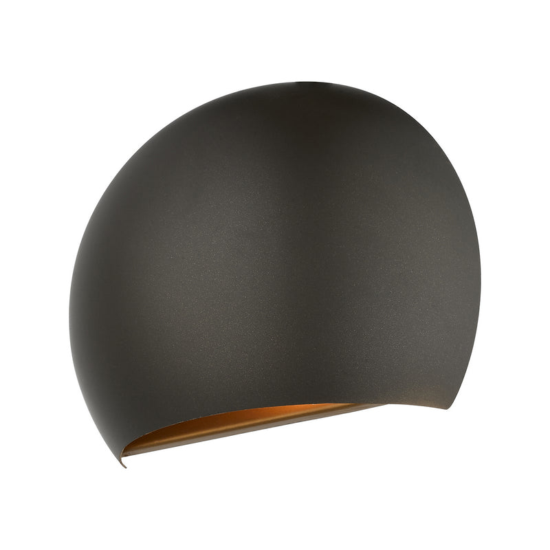 Livex Lighting 40802-92 One Light Wall Sconce, English Bronze