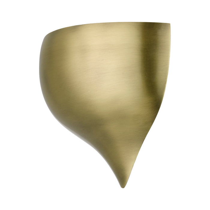 Livex Lighting 40987-01 One Light Wall Sconce, Antique Brass
