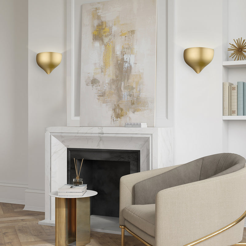 Livex Lighting 40987-33 One Light Wall Sconce, Soft Gold