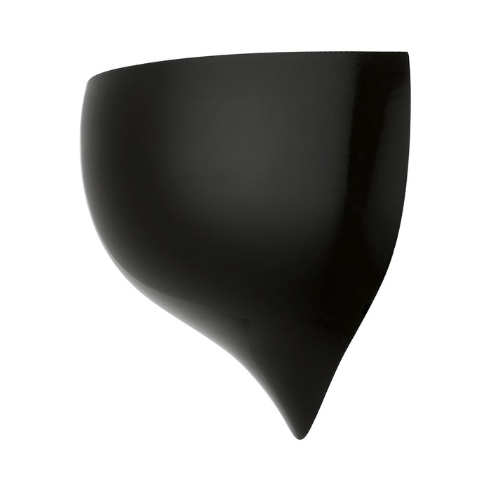 Livex Lighting 40987-68 One Light Wall Sconce, Shiny Black