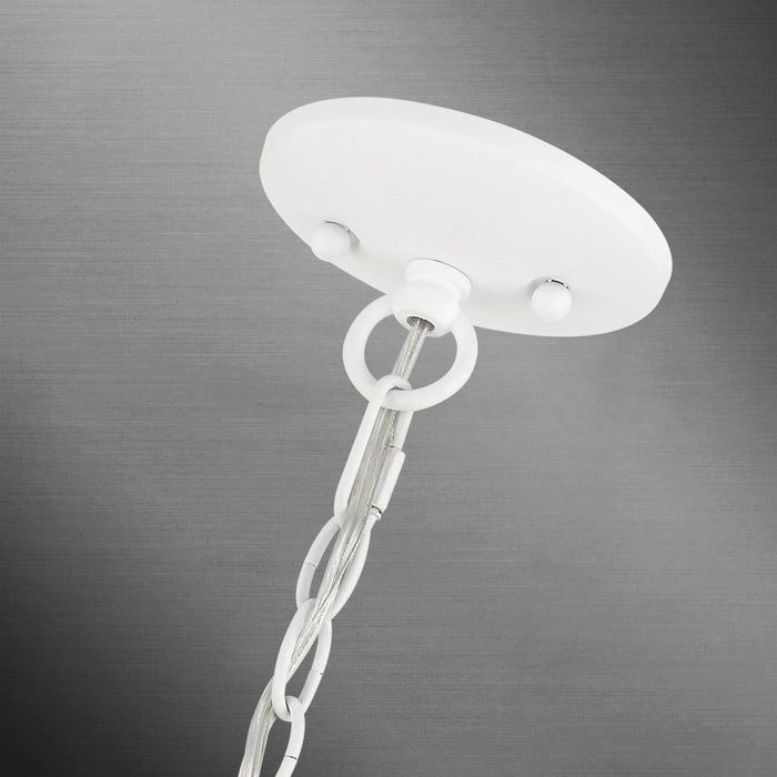 Livex Lighting 41773-03 Three Light Pendant, White