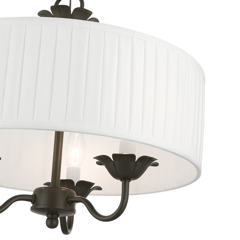 Livex Lighting 41773-92 Three Light Pendant, English Bronze