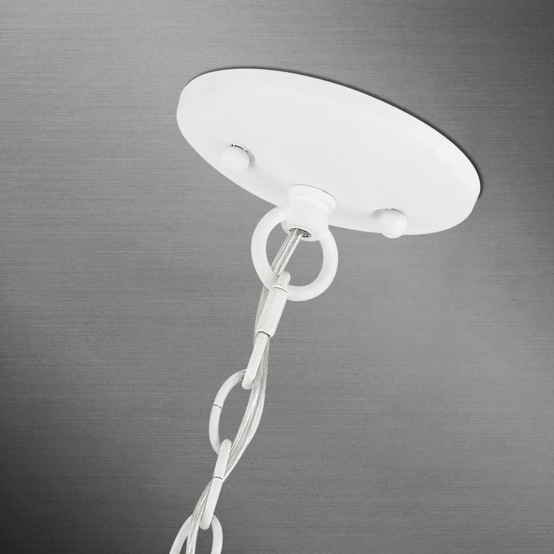 Livex Lighting 41775-03 Five Light Pendant, White