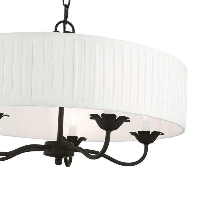 Livex Lighting 41775-04 Five Light Pendant, Black