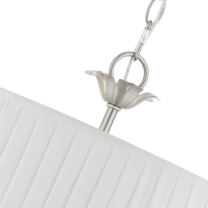 Livex Lighting 41775-91 Five Light Pendant, Brushed Nickel