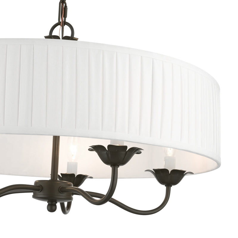 Livex Lighting 41775-92 Five Light Pendant, English Bronze