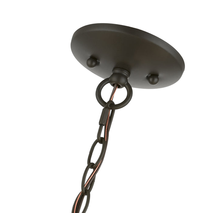 Livex Lighting 41775-92 Five Light Pendant, English Bronze