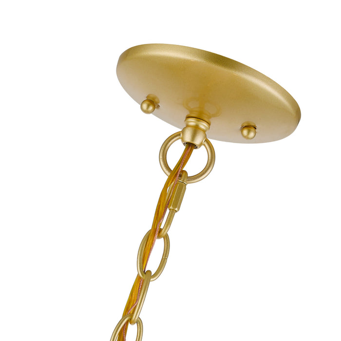 Livex Lighting 42903-33 Three Light Chandelier, Soft Gold
