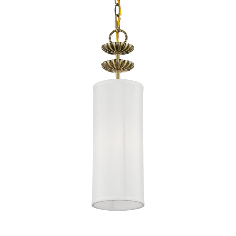 Livex Lighting 42981-01 One Light Mini Pendant, Antique Brass