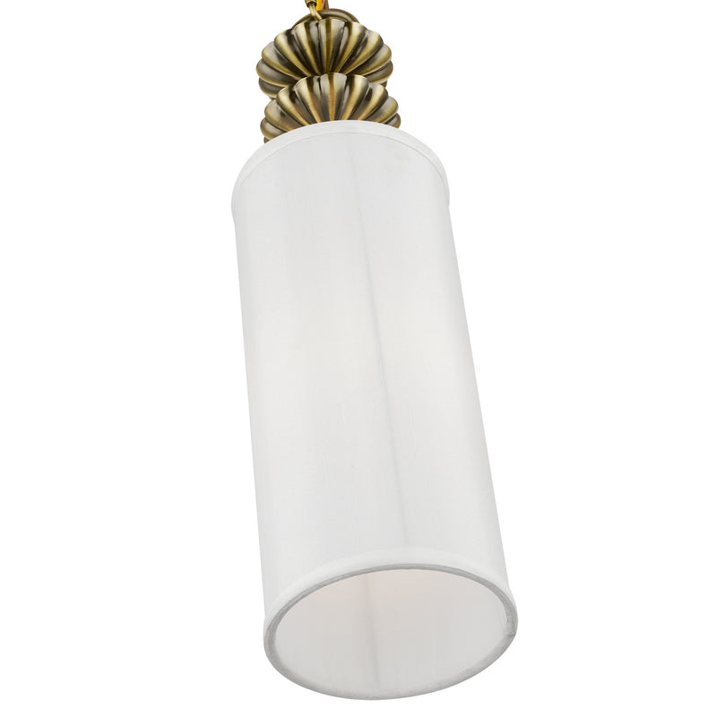 Livex Lighting 42981-01 One Light Mini Pendant, Antique Brass