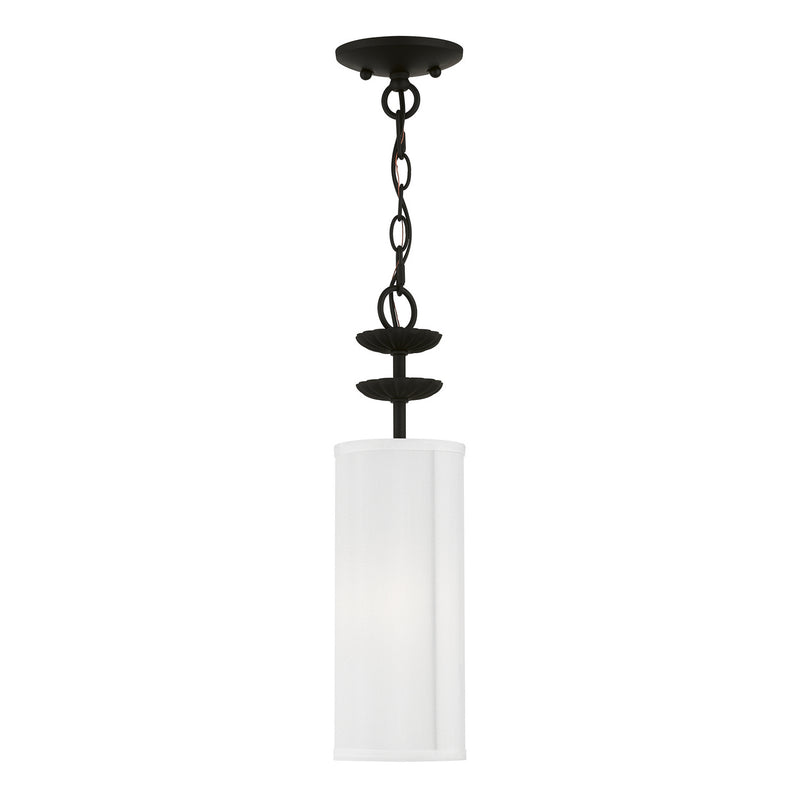 Livex Lighting 42981-04 One Light Mini Pendant, Black