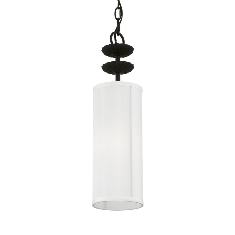 Livex Lighting 42981-04 One Light Mini Pendant, Black
