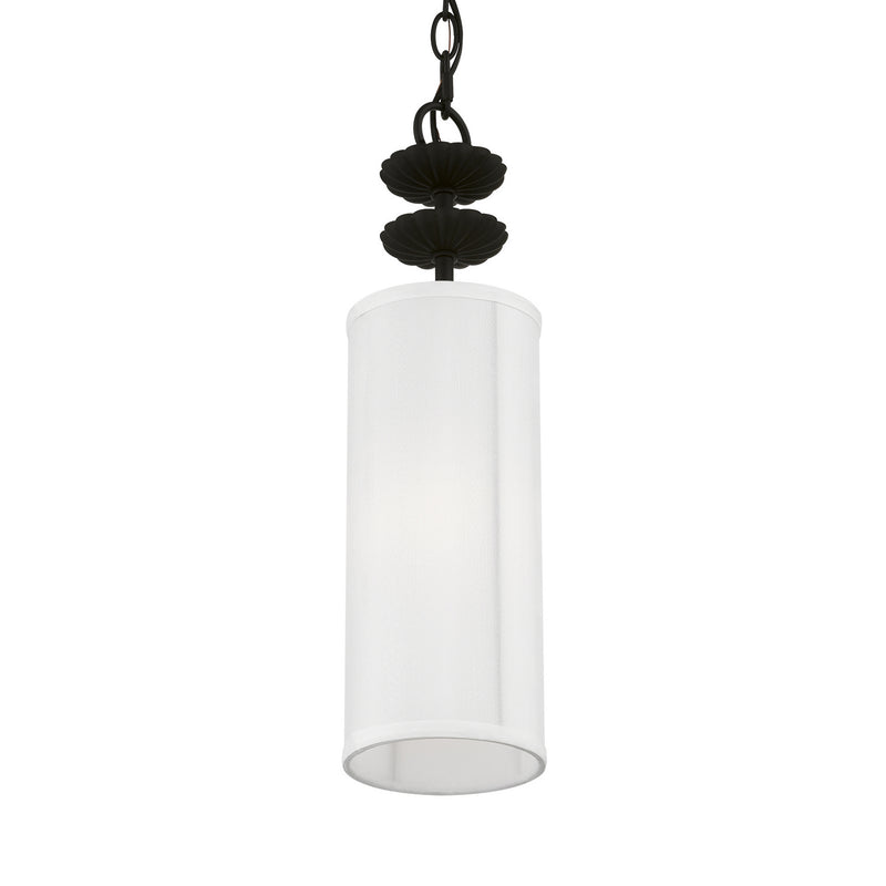 Livex Lighting 42981-04 One Light Mini Pendant, Black