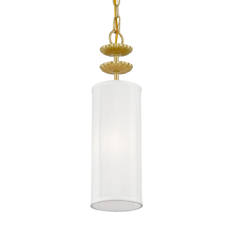 Livex Lighting 42981-33 One Light Mini Pendant, Soft Gold