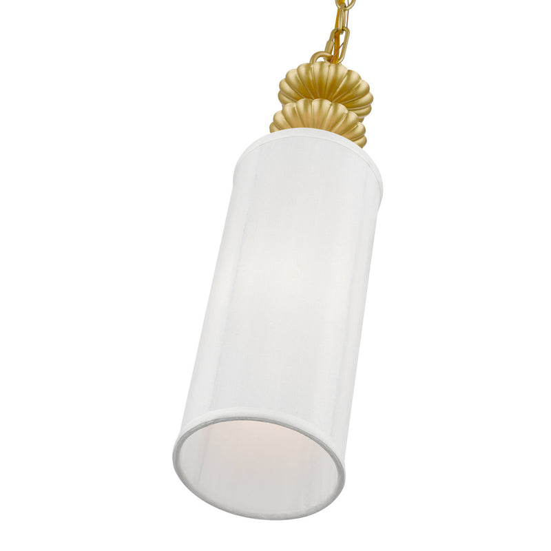Livex Lighting 42981-33 One Light Mini Pendant, Soft Gold