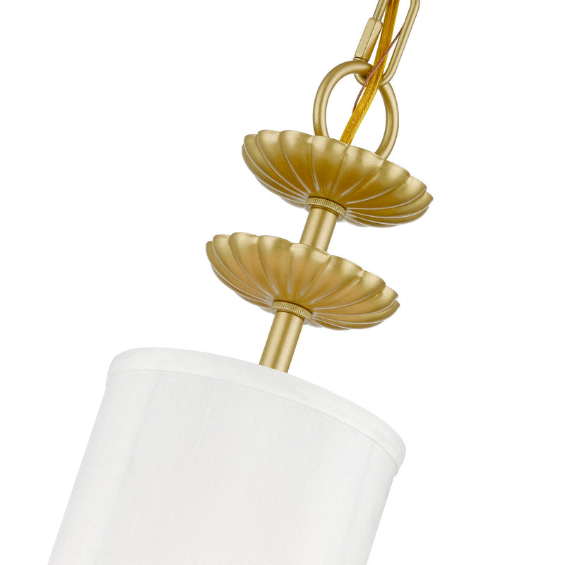Livex Lighting 42981-33 One Light Mini Pendant, Soft Gold