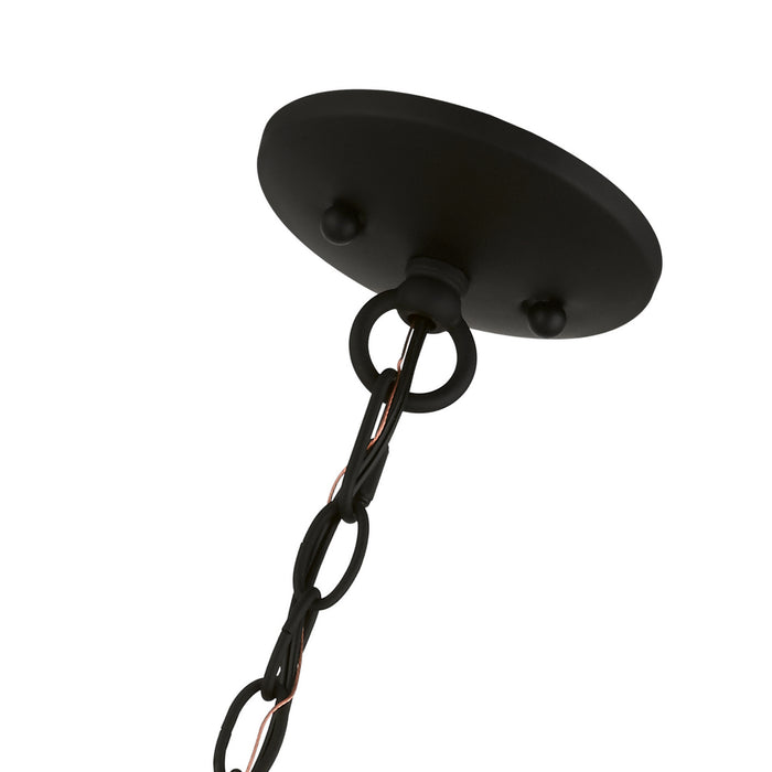 Livex Lighting 42983-04 Three Light Pendant, Black