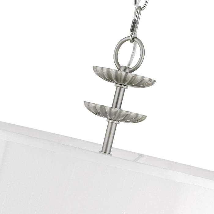 Livex Lighting 42985-91 Five Light Pendant, Brushed Nickel
