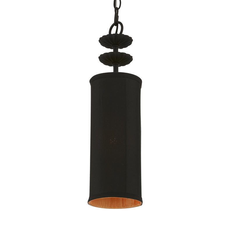 Livex Lighting 45121-04 One Light Mini Pendant, Black