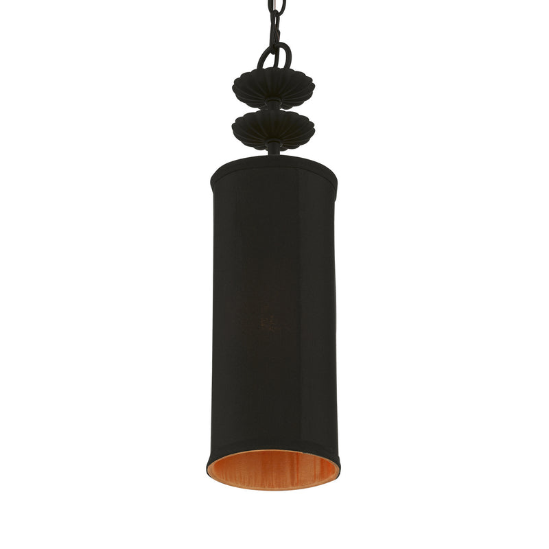 Livex Lighting 45121-04 One Light Mini Pendant, Black